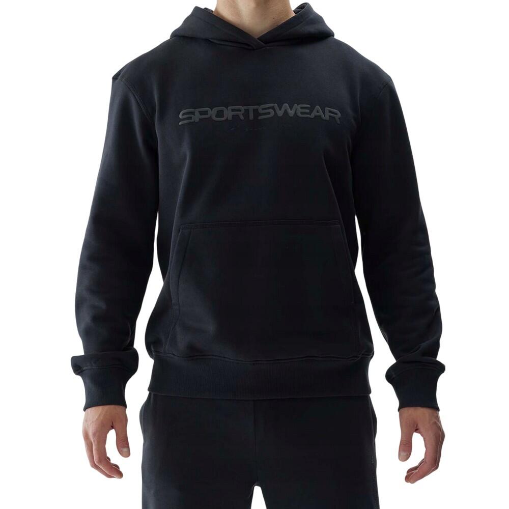 Casaco com capuz M1259 para homem (Preto) 4/4
