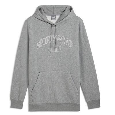Dames ess+ lab gradient logo hoodie (grijs zilver)