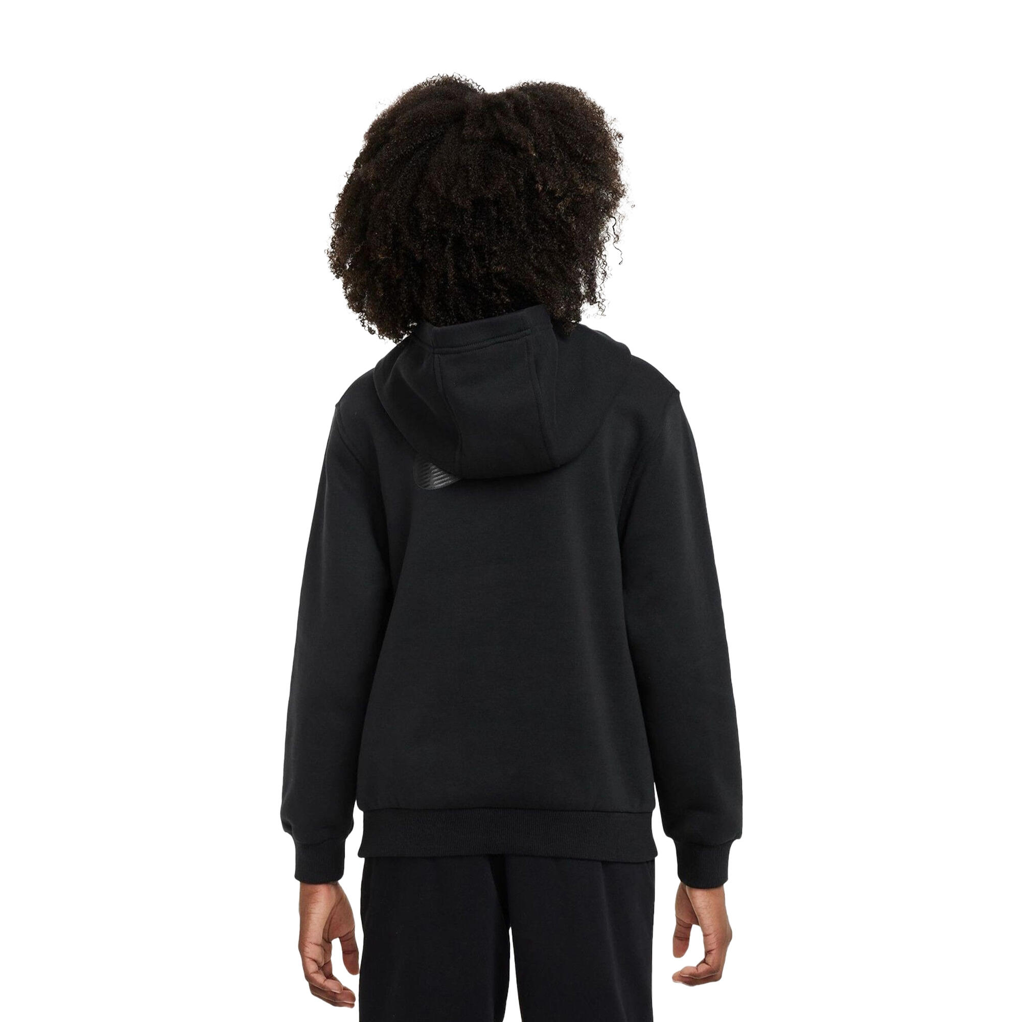 Kinderen/Kinderen CR7 Club Fleece Hoodie (Grijs/zilver) 4/4