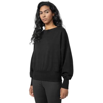 Dames logo sweatshirt (zwart)