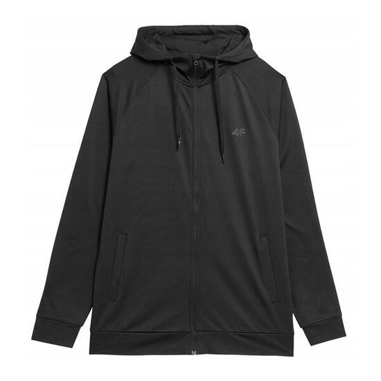 SS23TFSWM112 Felpa Con Cappuccio E Zip Intera Uomo 4F 4FSS23TFSWM112 Nero