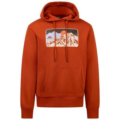 Heren norton mountain hoodie (gebrande sinaasappel)