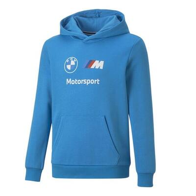 Felpa Con Cappuccio BMW Logo Bambini Puma Motorsport Blu