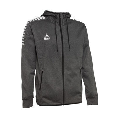 Heren monaco full zip hoodie (grijs)