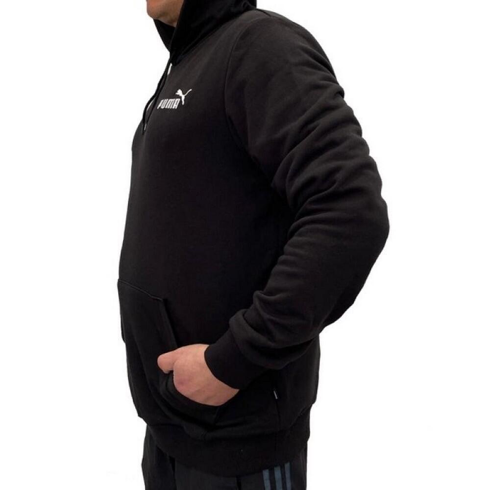 Sudadera Essentials Logotipo para Hombre Negro 4/4