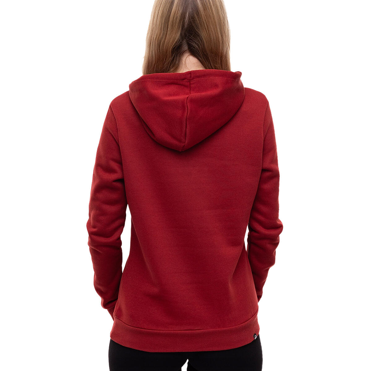 Dames Ess+ Lab Logo Fleece Hoodie (Rood) 4/7