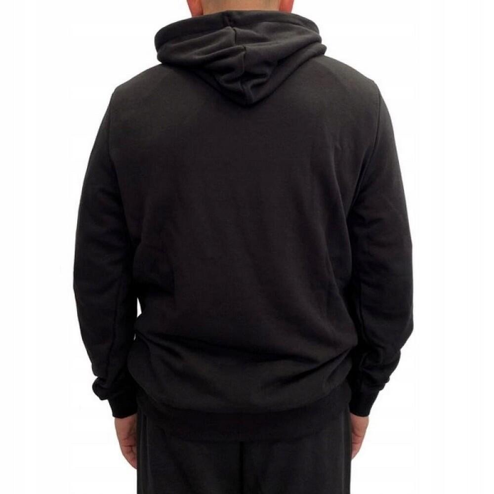 Sudadera Essentials Logotipo para Hombre Negro 3/4