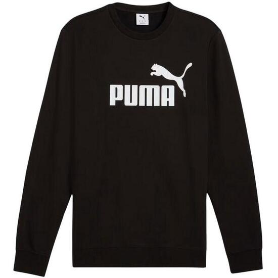 Felpa Logo Girocollo Uomo Puma ESS No.1 Nero