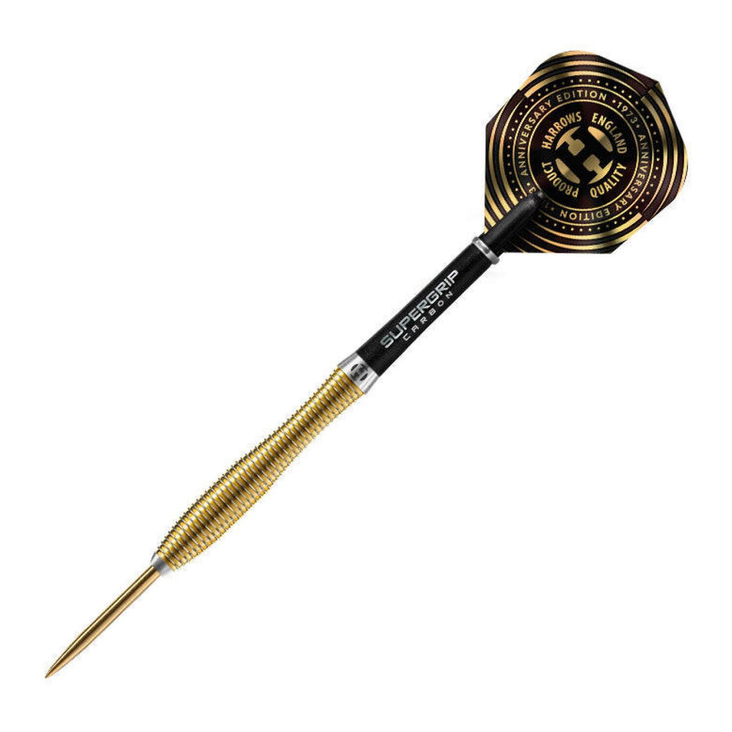 Dardos V Wing Steel Tip 50th Anniversary (Conjunto de 3) (Preto / Dourado) 3/4