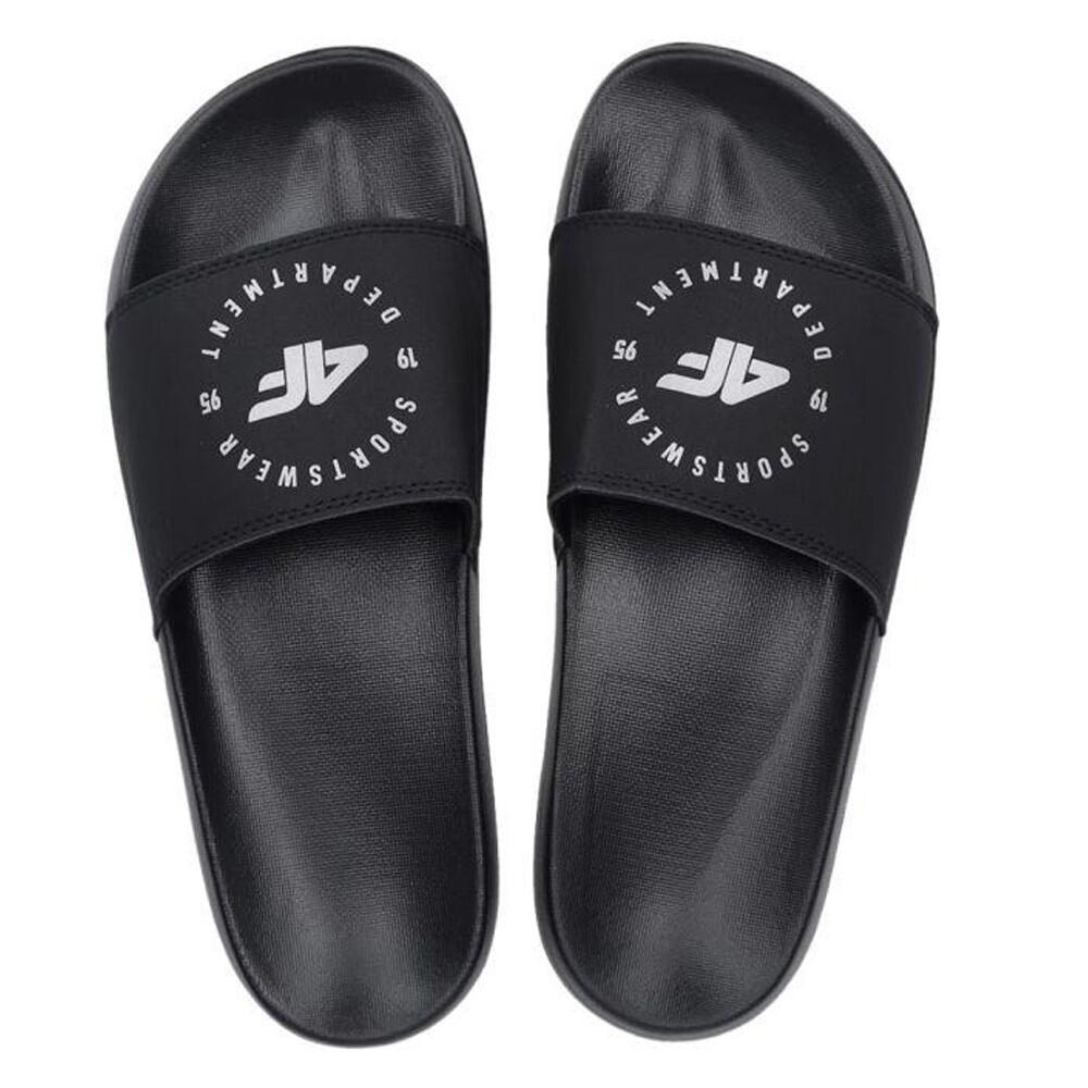 Womens/Ladies MM00FFLIF044A Sliders (Black) 4/5