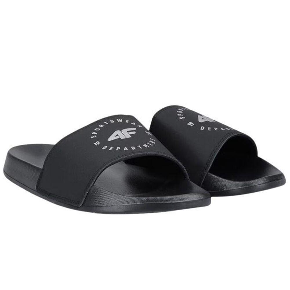 4F Mulheres/Senhoras MM00FFLIF044A Sliders Preto
