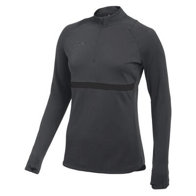 Dames academy 21 drifit quarter zip boortop (rood)