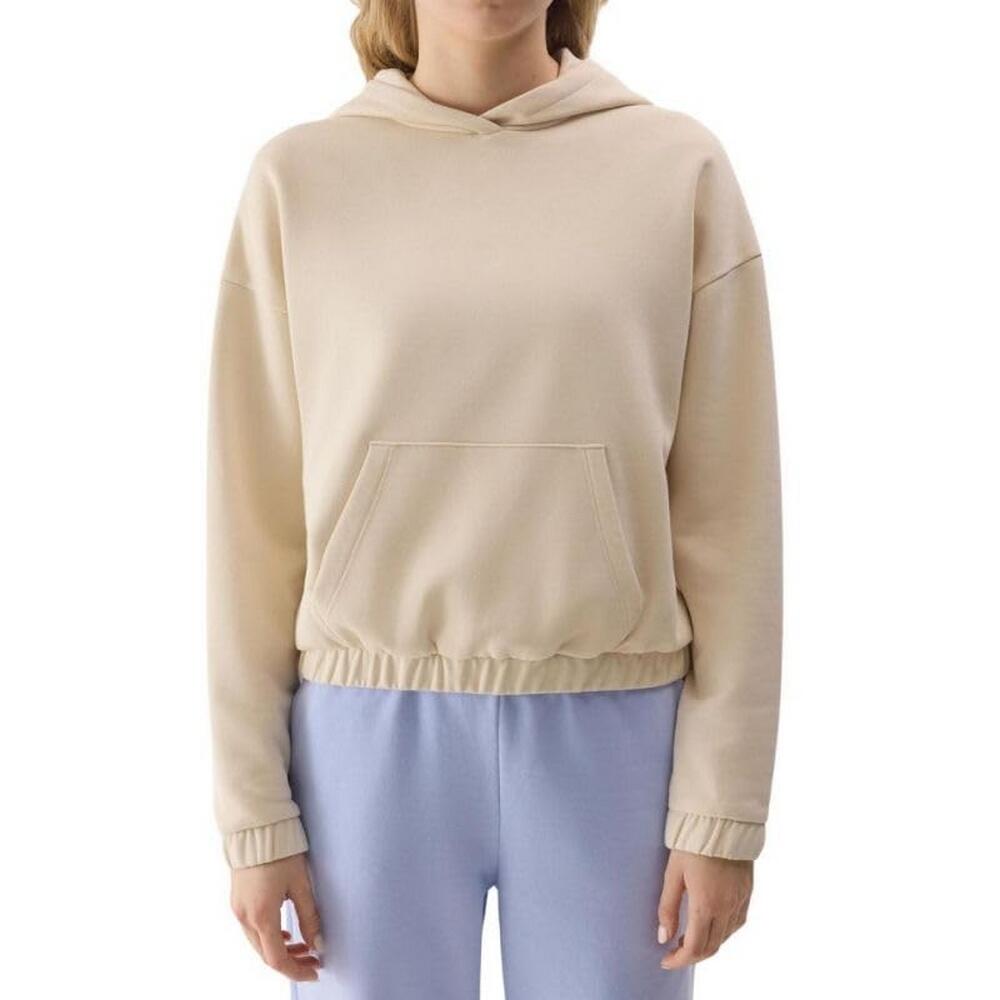 WSS24TSWSF1057 Felpa Con Cappuccio Donna 4F 4FWSS24TSWSF1057 Beige 4/5
