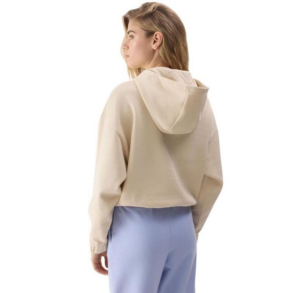 WSS24TSWSF1057 Felpa Con Cappuccio Donna 4F 4FWSS24TSWSF1057 Beige 3/5
