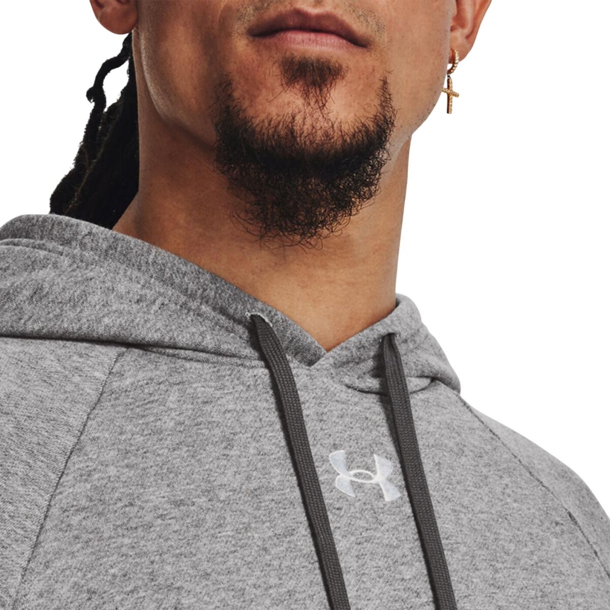 Casaco com capuz 1379757 para homem (Cinzento / Prateado) 4/6