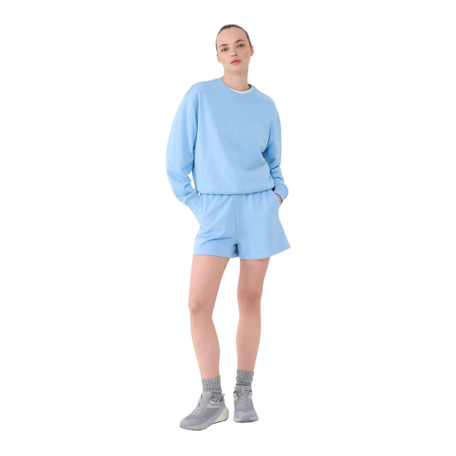 Sweat WMM00TSWSF1765 Femme (Bleu) 4/4