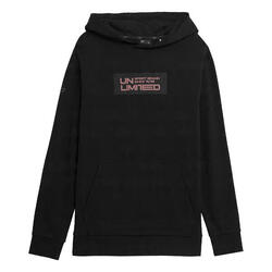 Sweat À Capuche Style Logo Homme (Noir)
