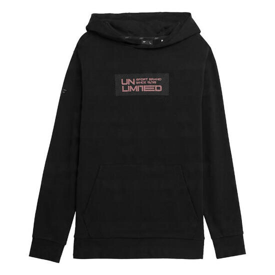 Sweat À Capuche Style Logo Homme (Noir)