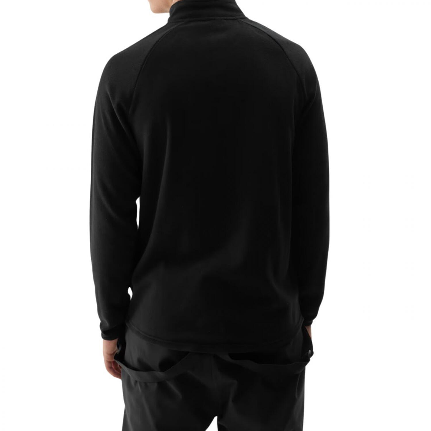 Jersey de Polar para Hombre Negro 3/4