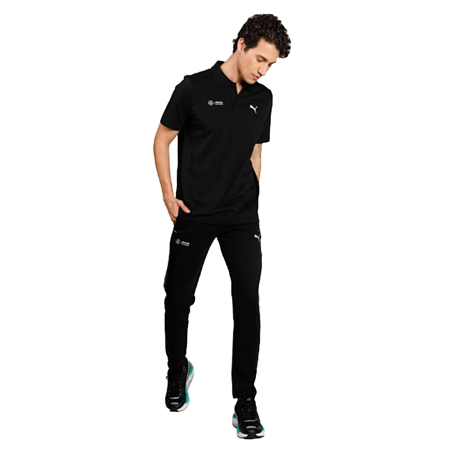 Polo pour hommes Mercedes F1 Essentials Polo 4/4
