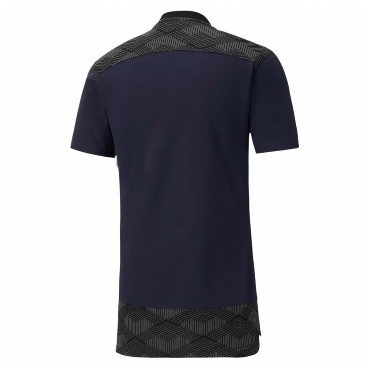 Heren Logo Sport Poloshirt (Marineblauw) 3/5