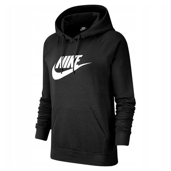 Felpa Con Cappuccio Donna Nike NSW Essential Nero