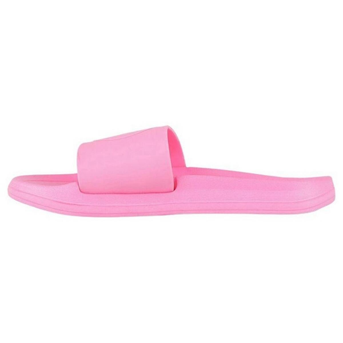Claquettes Style Logo F045A Femme (Rose) 2/5