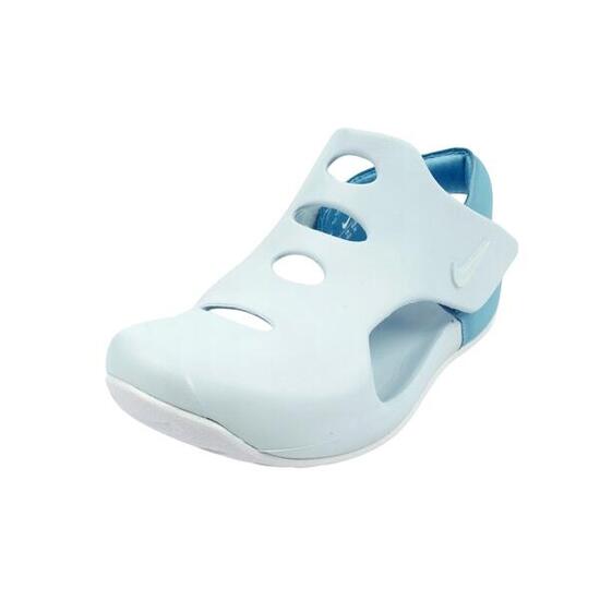 Sandali Bambini Nike Sunray Protect 3 Blu Verde Fluorescente