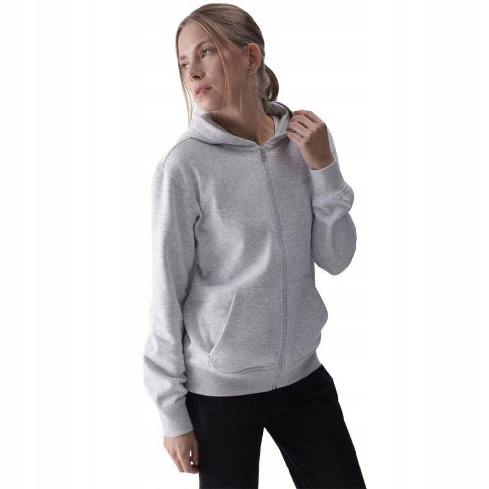 Veste À Capuche WMM00TSWSF1467 Femme (Gris Clair Chiné) 4/4