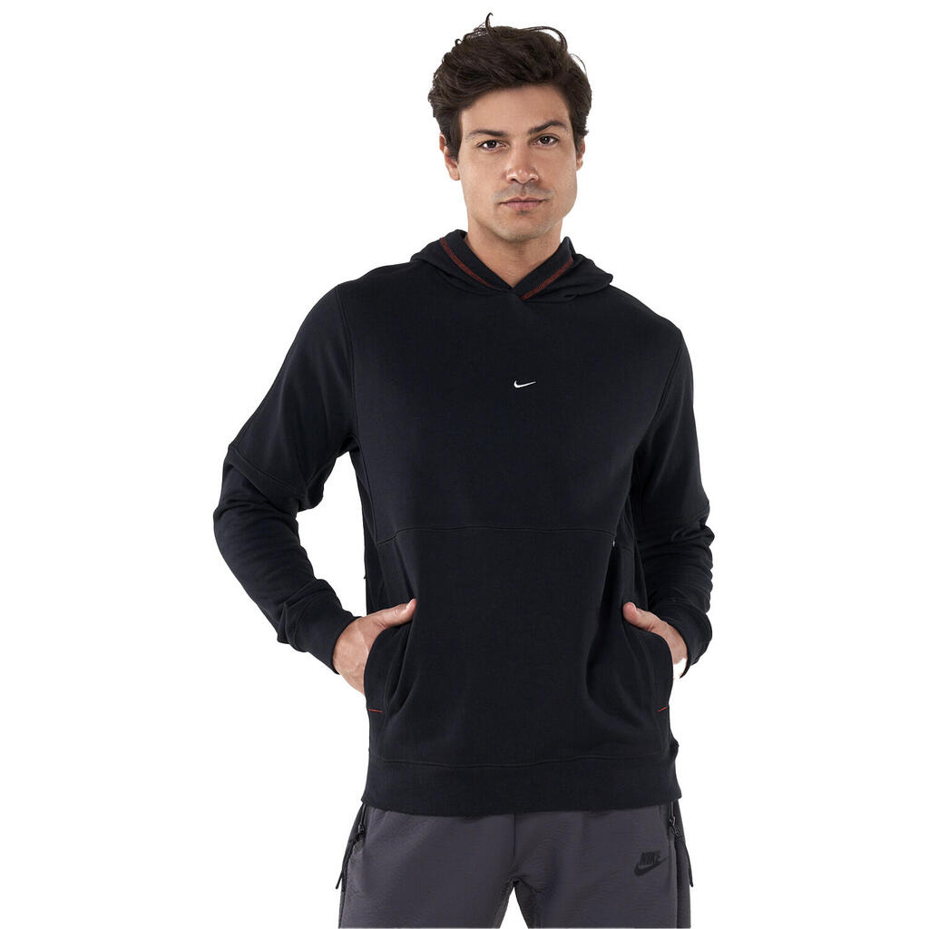 Mens Fleece Hoodie (Black)