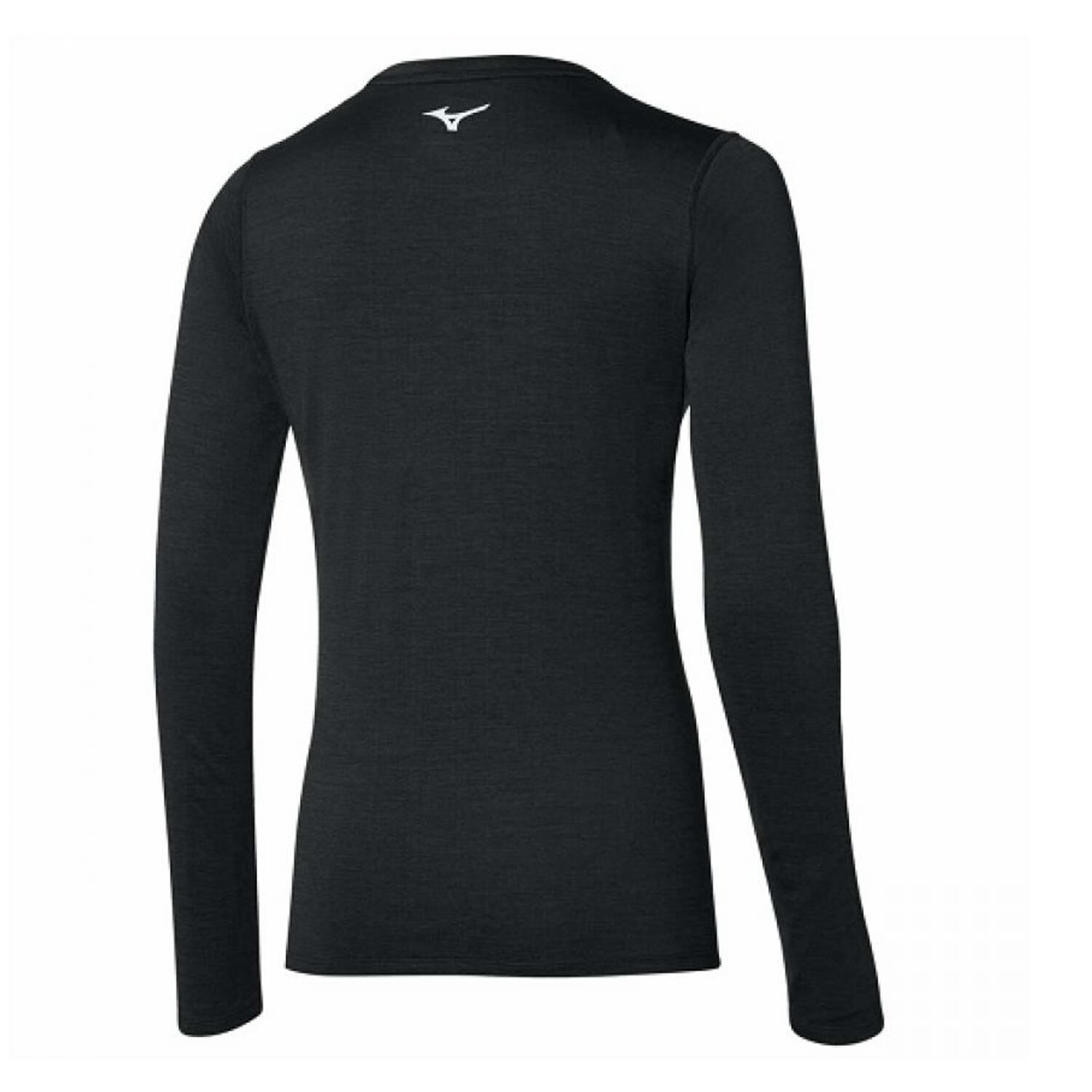 Maglietta Manica Lunga Donna Mizuno Impulse Core Nero 2/2