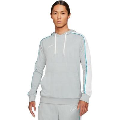 Heren academy drifit pullover hoodie (grijs/zilver)