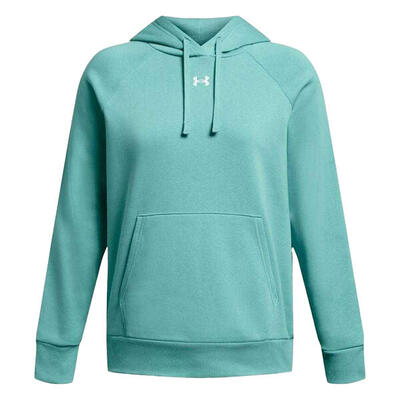 Dames rival fleece hoodie (groen)