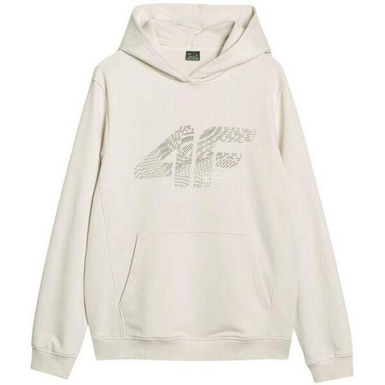 Sweat À Capuche Style Logo M1585 Homme (Beige)