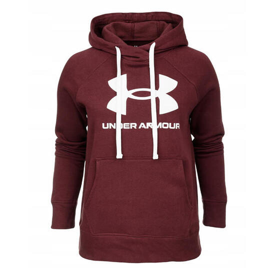 Felpa Con Cappuccio Donna Under Armour Rival Nero