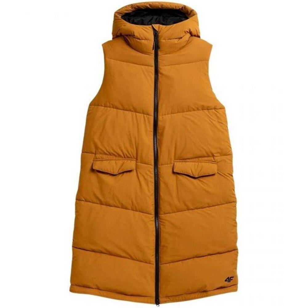 4F Mulher/Senhora H4Z21 Gilet Castanho