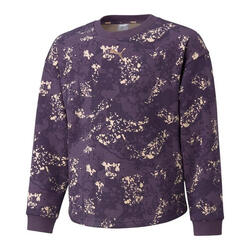 Sweat Style Imprimé Intégral ALPHA Enfant (Violet Clair)