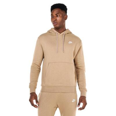 Unisex adult sportswear club fleece hoodie (beige)