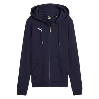Dames team goal casuals full zip hoodie (zwart)