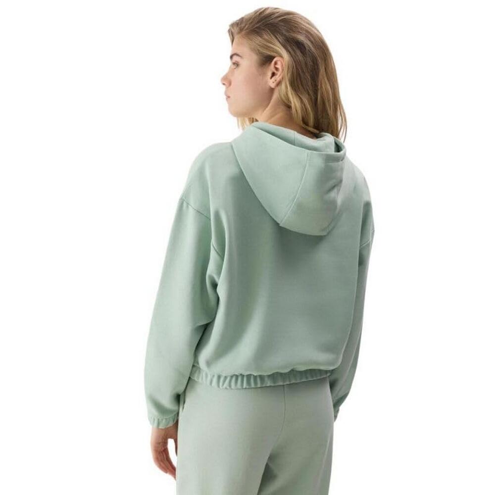 WSS24TSWSF1057 Felpa Con Cappuccio Donna 4F 4FWSS24TSWSF1057 Verde 3/4