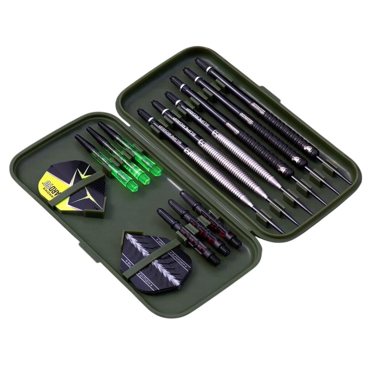 HARROWS Estojo para 6 dardos Slimcase Verde