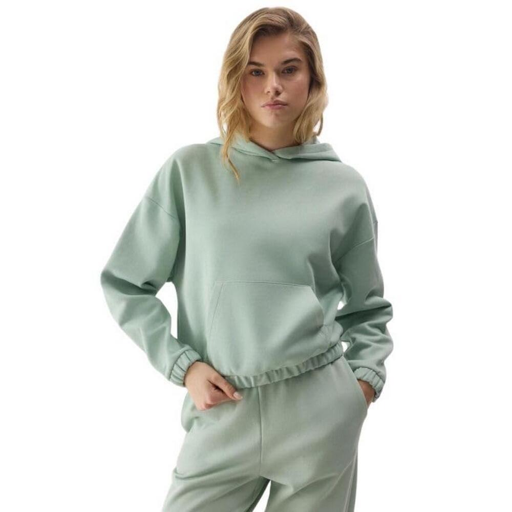 4F Mulher/Senhora WSS24TSWSF1057 Sweat com capuz Verde