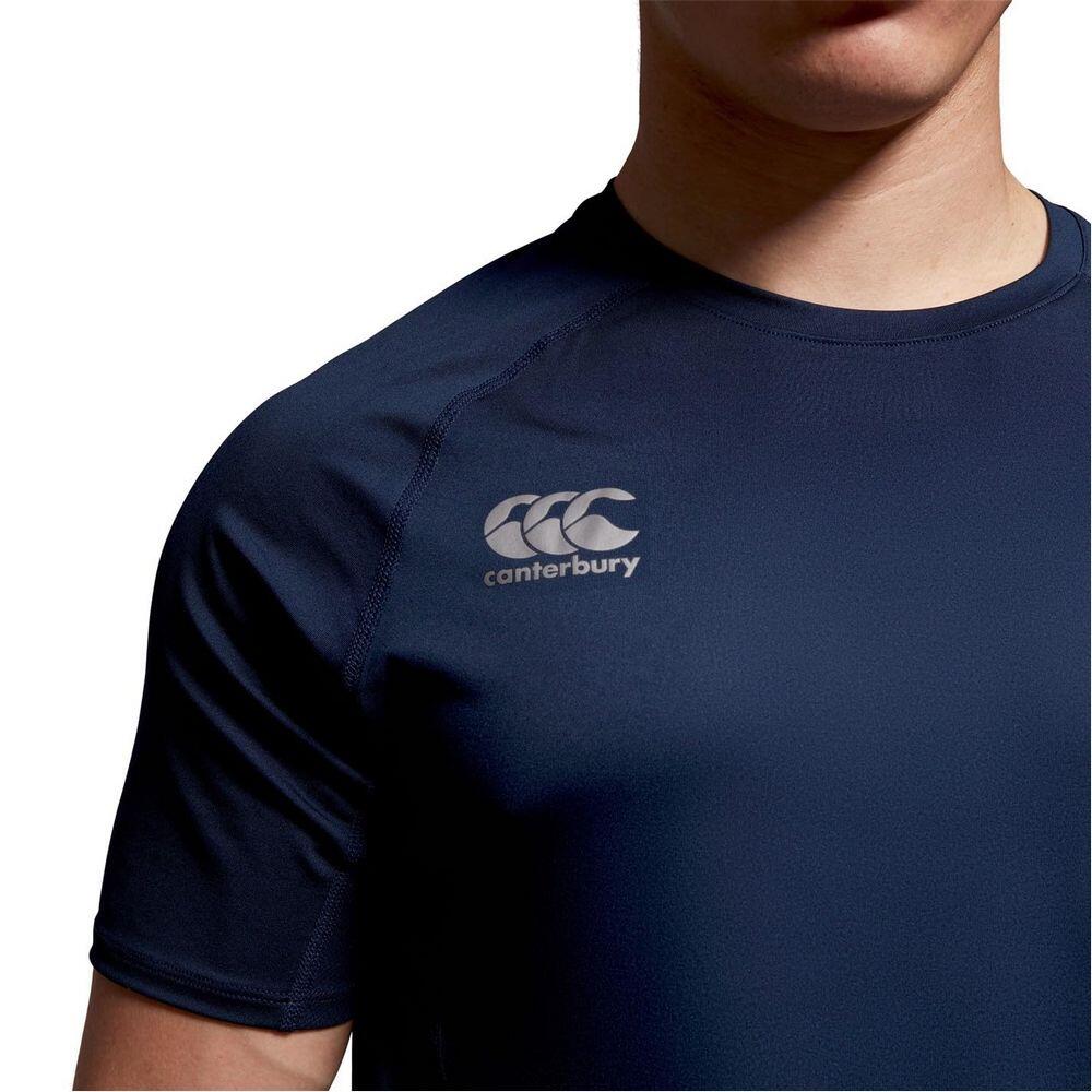 Mens Small Logo Lightweight TShirt (Navy) 4/4