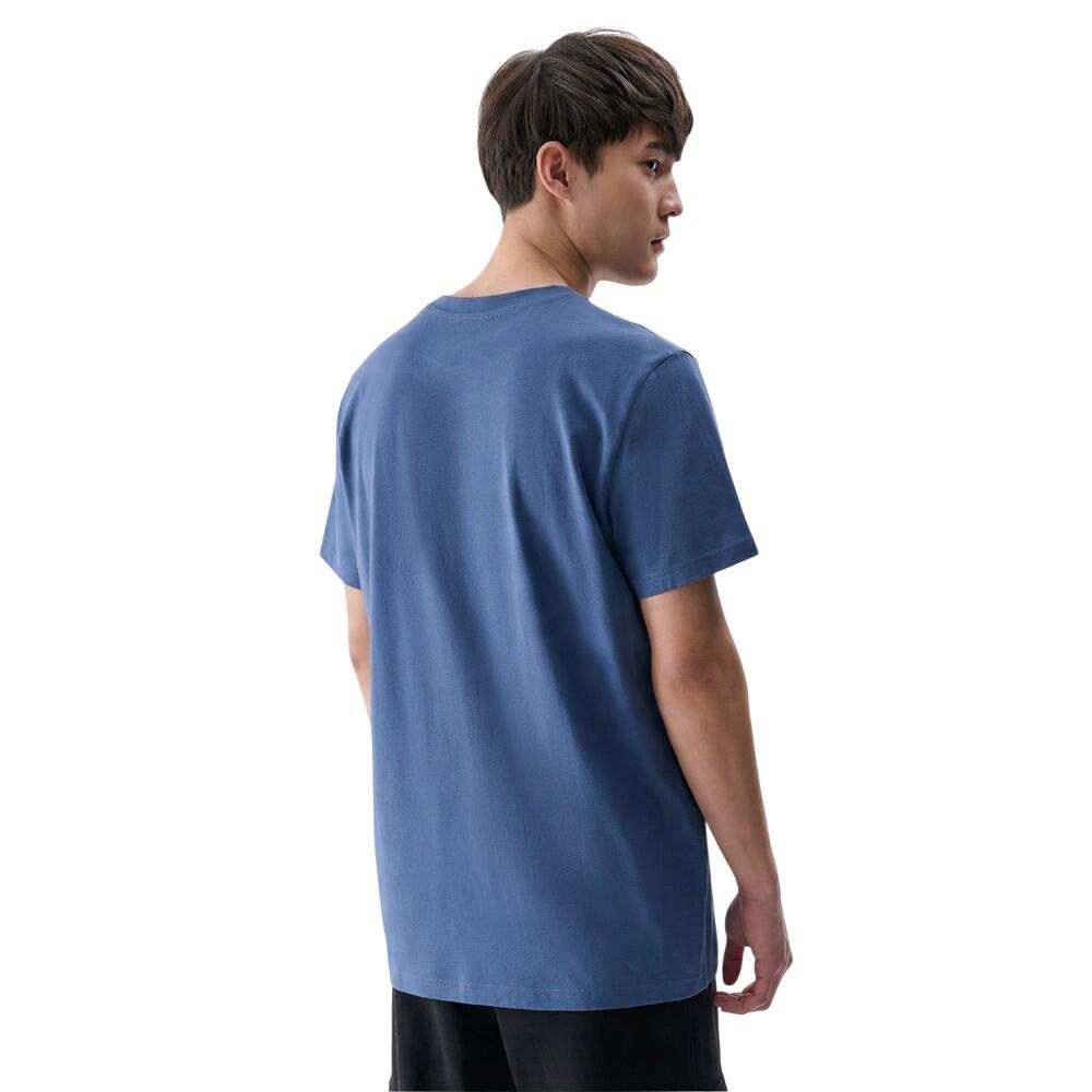 Maglietta Regolare Semplice Uomo 4F Blu 3/6