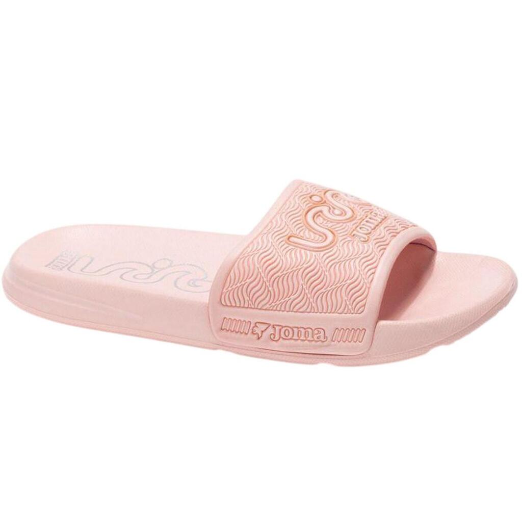 Womens/Ladies S.Land Logo Sliders (Light Pink)