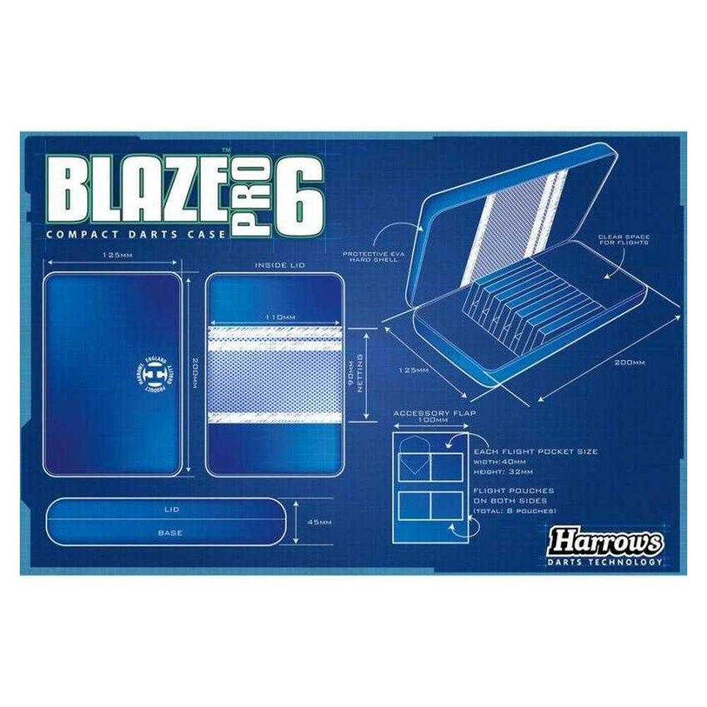 Estuche para Dardos Blaze Pro Negro 3/3