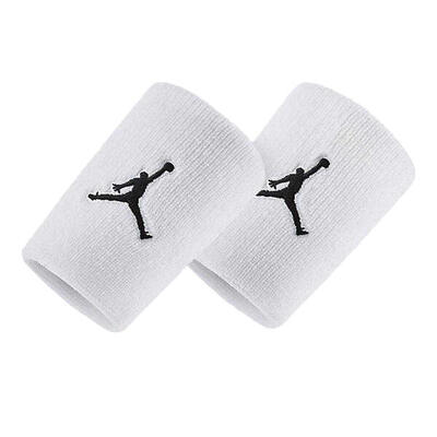 Muñequera Jordan Jumpman Pack de 2 Blanco