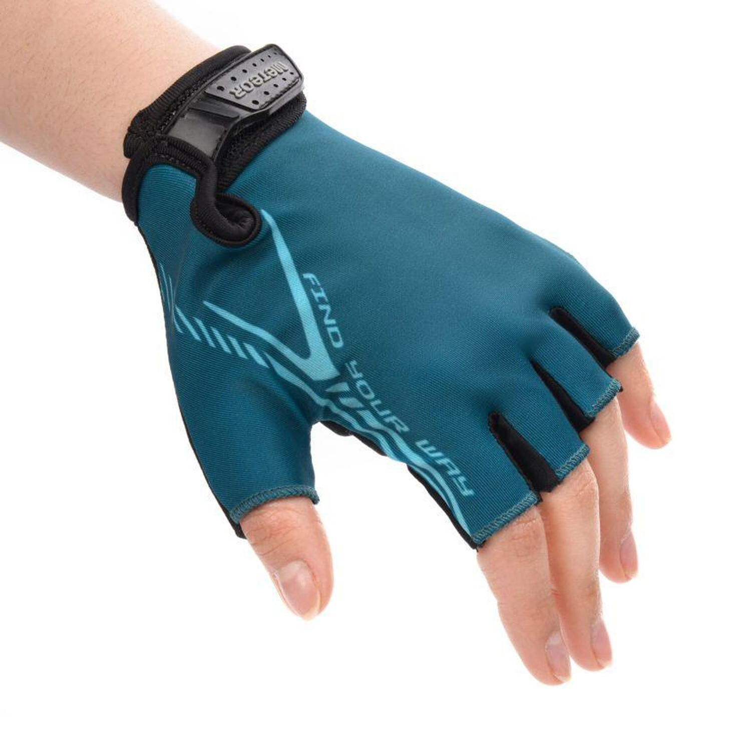Gants De Cyclisme MX11 Adulte (Bleu) 3/4