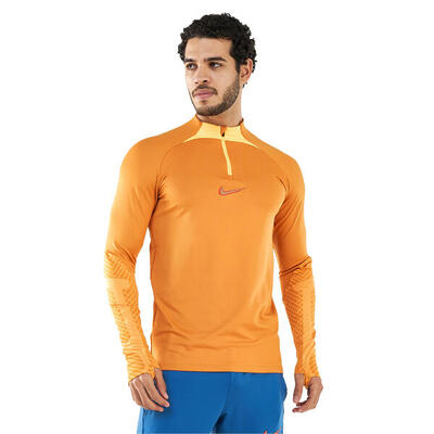 Heren strike drifit quarter zip boor top (oranje)