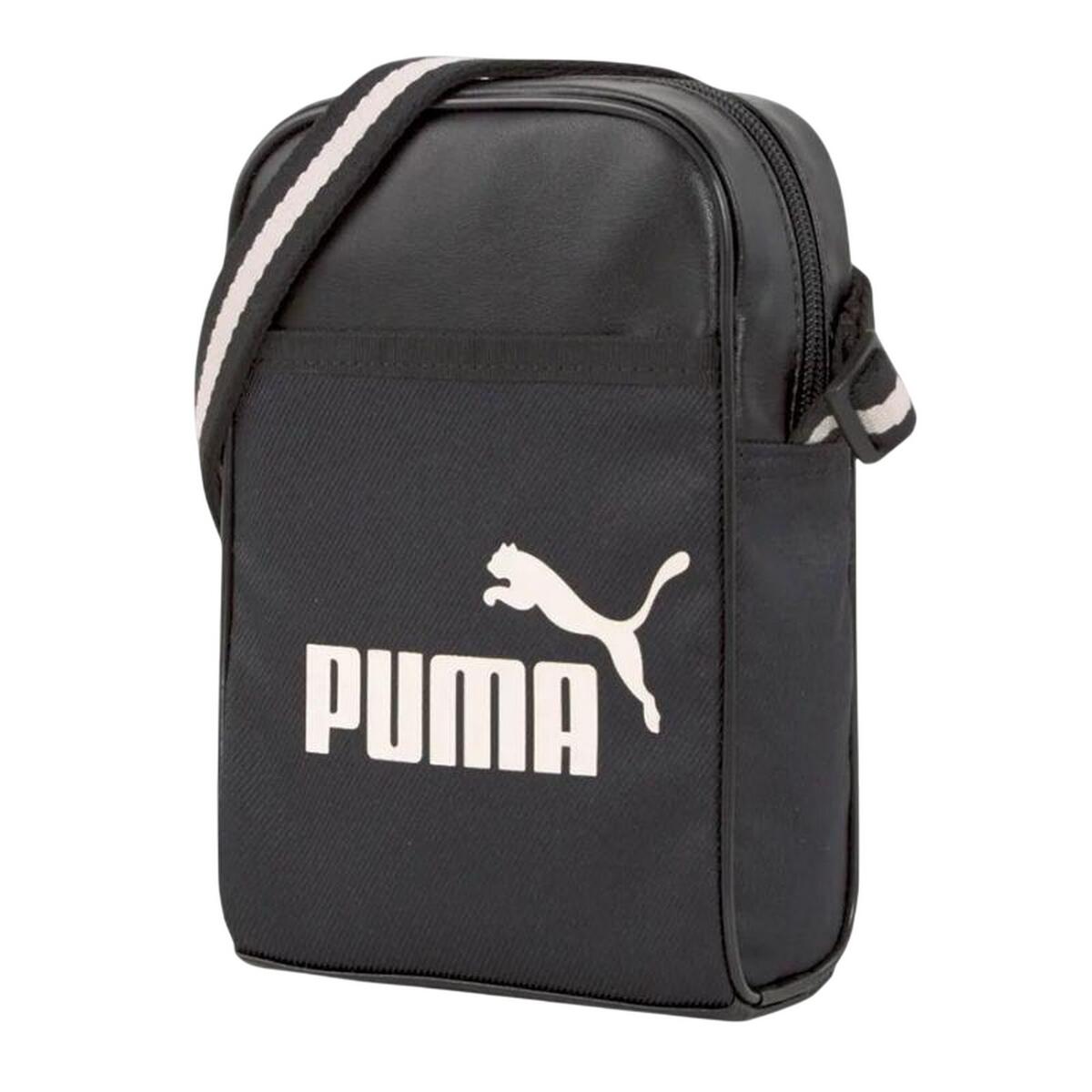 Bolsa tiracolo portátil compacto campus preto